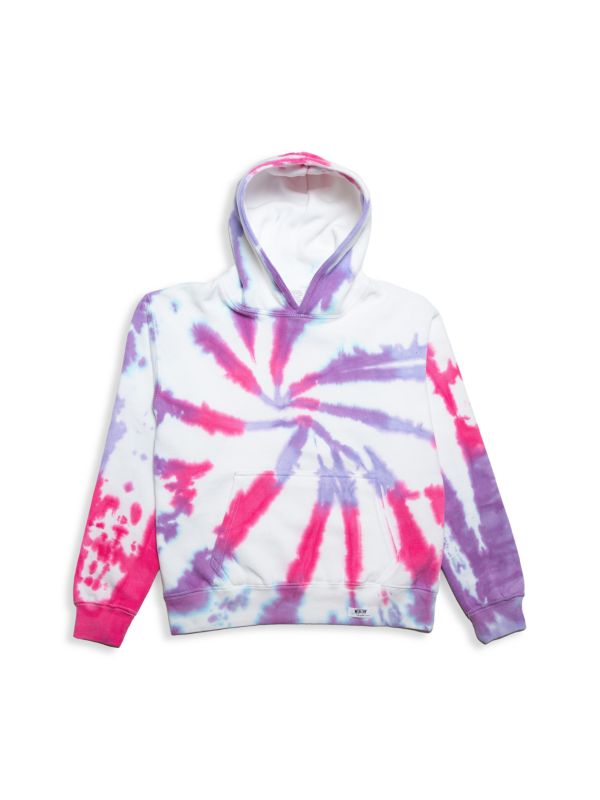 Worthy Threads Little Girl's & Girl's Tie Dye Hoodie